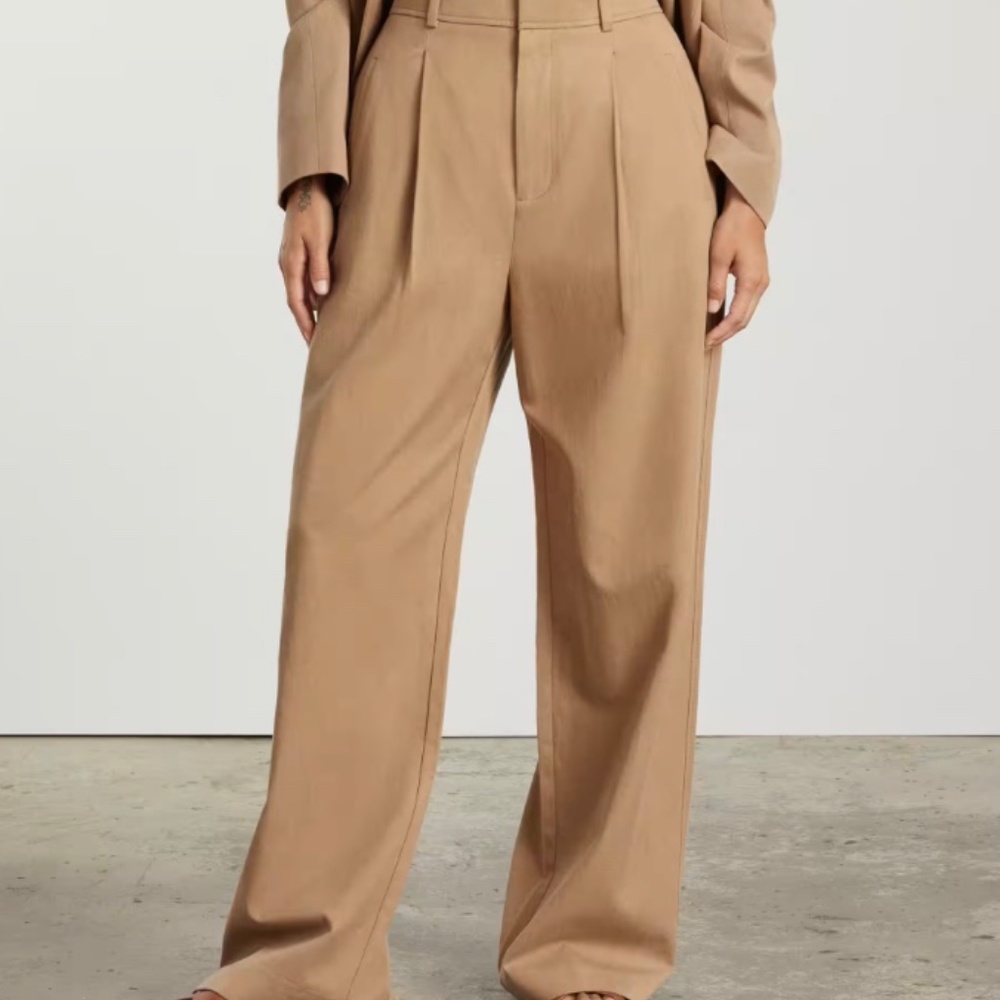 Everlane The Way-High Drape Pant in Ash Brown size 2 30 inch length